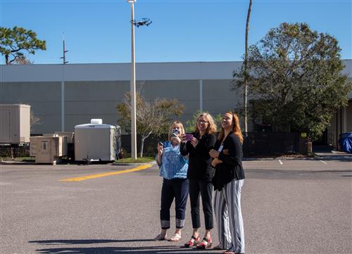 Teachers learn to fly drones at the Innovation Foundation training